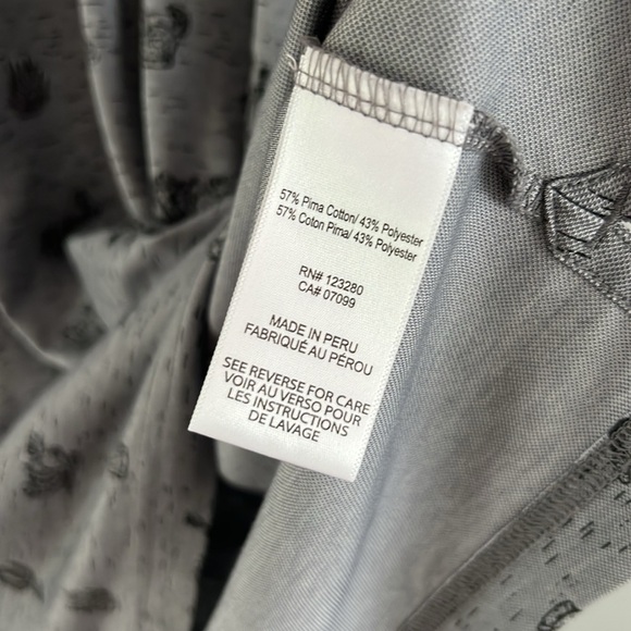 TRAVIS MATHEW MEN’S Desert Print Polo Shirt XXL Pima Cotton - Picture 8 of 10